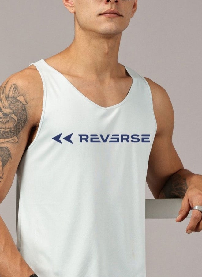 RODZEN Reverse Pack of 2 Printed Round Neck Sleeveless Tank Vests for Men - Image 3